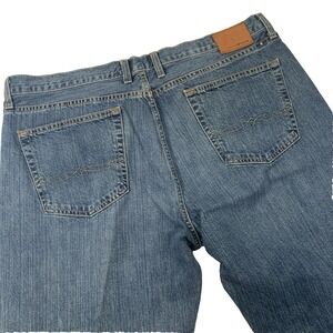Lucky Brand 329 Classic Straight Mens 40x32 Blue Denim Jeans High Rise Stretch